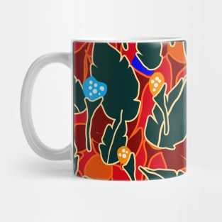 colorful floral pattern Mug